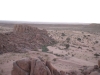 Blick vom Felsen über der Lodge